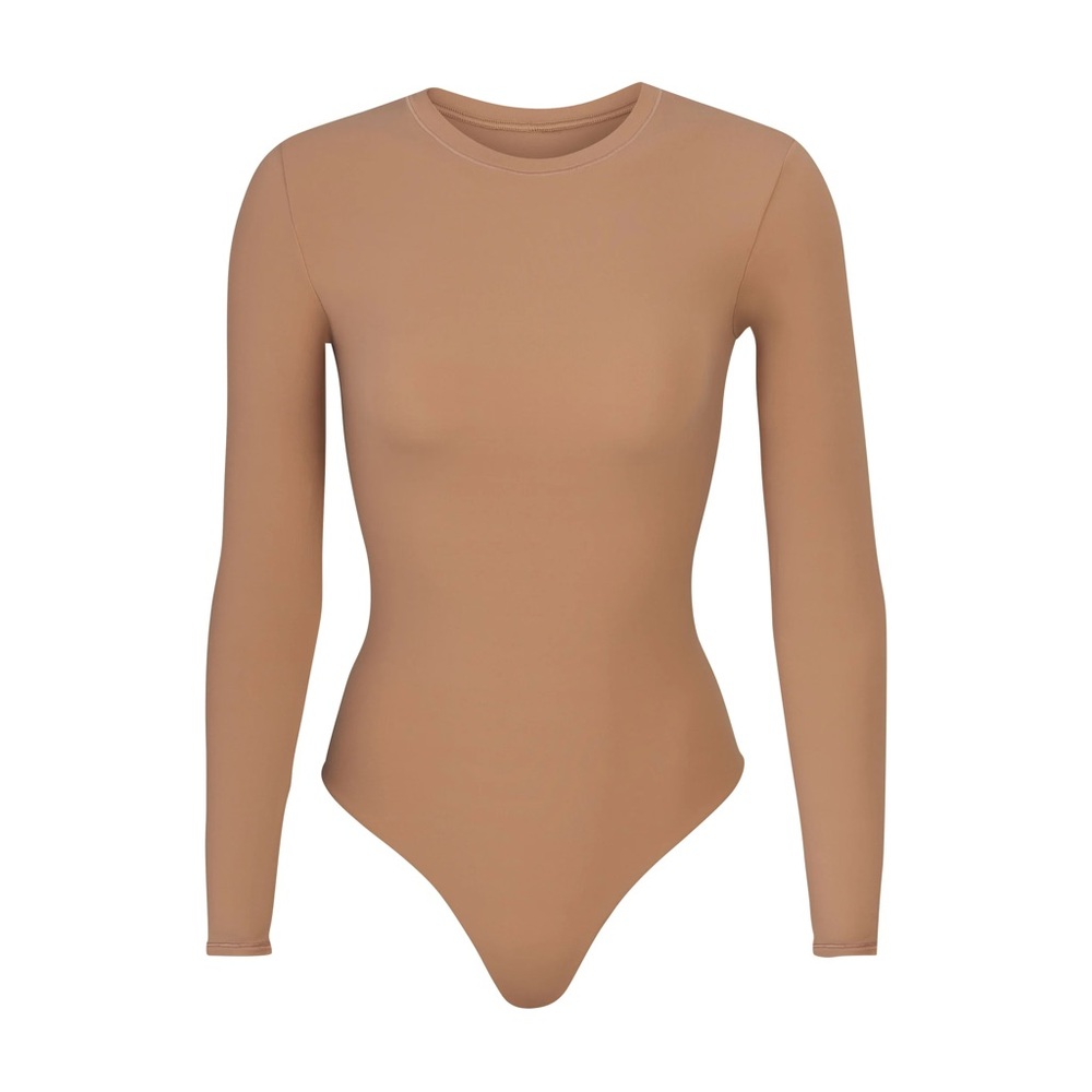 SKIMS Fits Everybody Long Sleeve Crew Neck Bodysuit